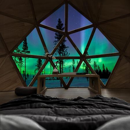 Skog Aurora Igloos Villa Kalix Buitenkant foto