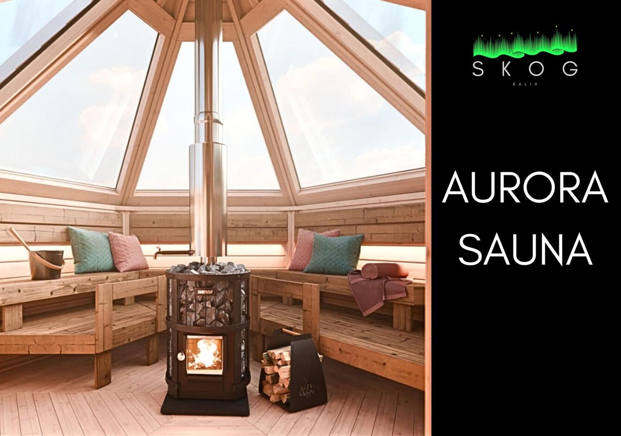 Skog Aurora Igloos Villa Kalix Buitenkant foto