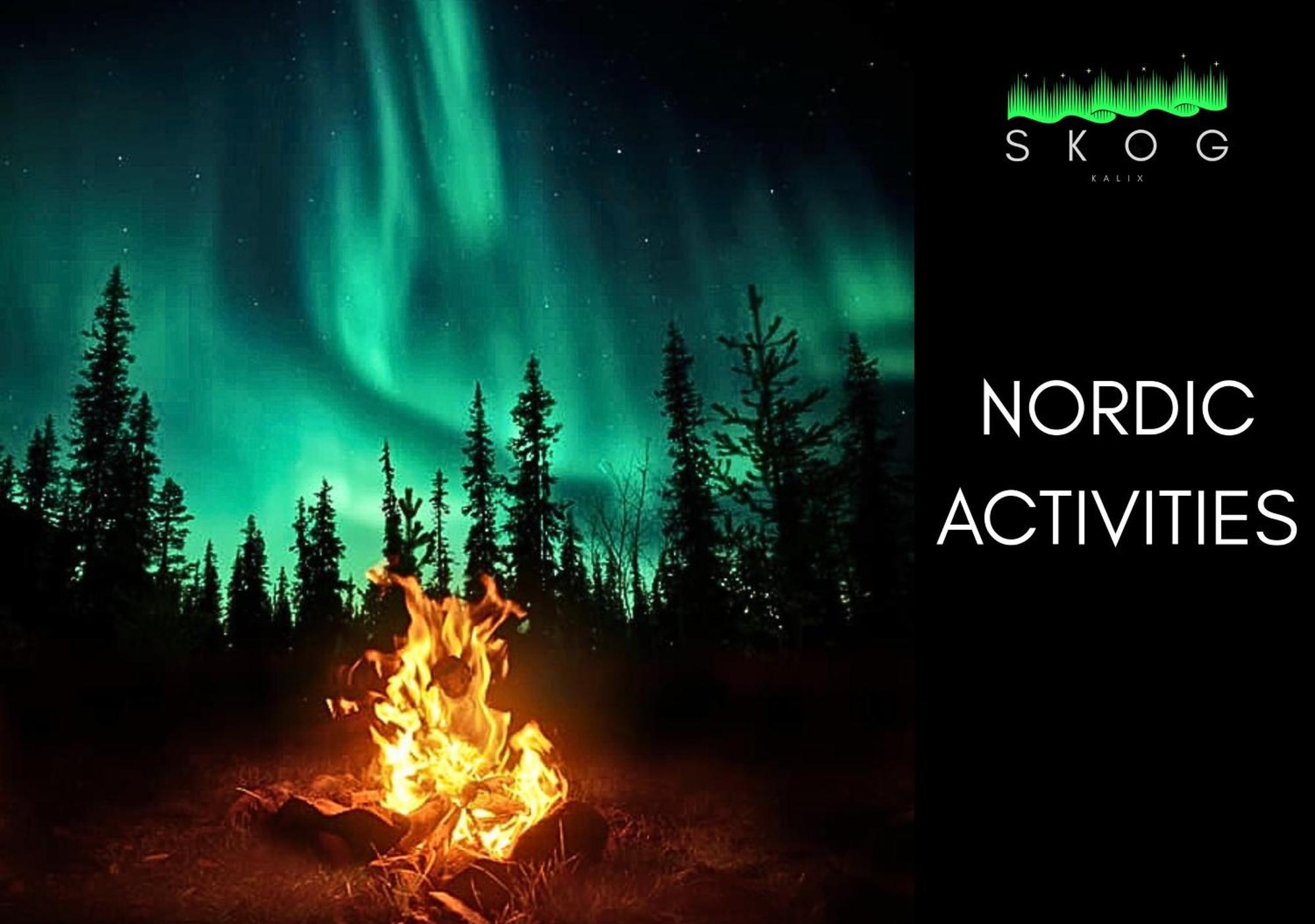 Skog Aurora Igloos Villa Kalix Buitenkant foto