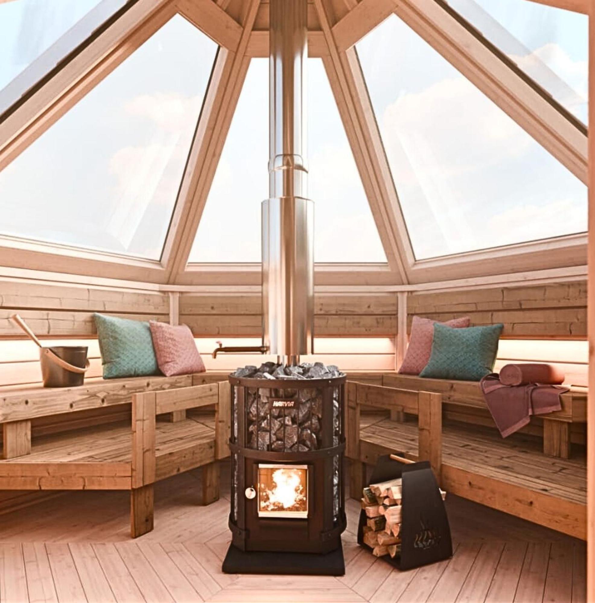 Skog Aurora Igloos Villa Kalix Buitenkant foto